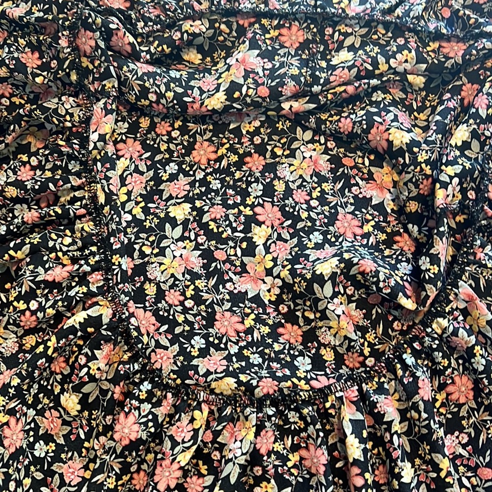 B04 - Lake Flower : Floral Blouse - L - Picture 9 of 9